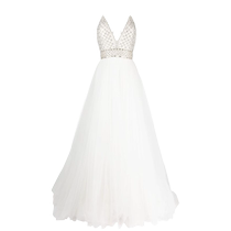 Jenny Packham Ms. Eva Crystal Halter Dress FARFETCH