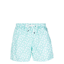 FEDELI mens Madeira seal print swimming trunks FARFETCH