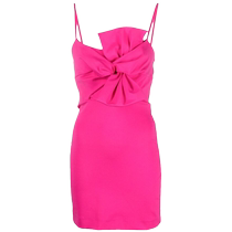 P A R O S H Womens Renny bow detail mini dress FARFETCH