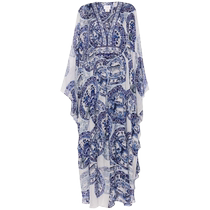 Camilla Womens crystal pattern print caftan dress FARFETCH