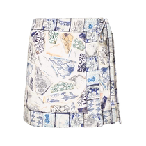 AGUA BY AGUA BENDITA Womens Lunca Porcelana Tile Print Wrap Beach Towel