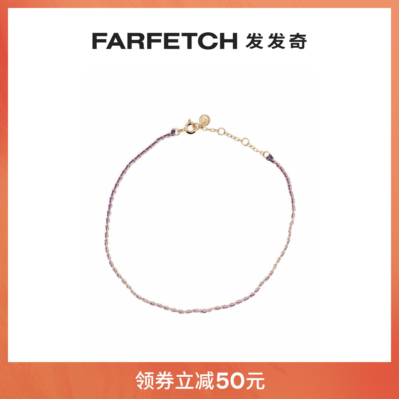 Ms. ALKEMISTRY 18K Gold Auric foot chain FARFETCH Fat Chic-Taobao