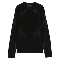 Final Sale]Heliot Emil mens translucent patchwork sweater FARFETCH