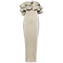 LIDÉE Womens Premiere Gown pleated dress FARFETCH