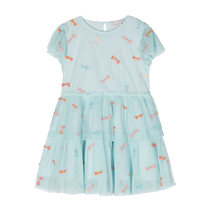 Stella Mccartney childrens bow embroidered layered dress FARFETCH