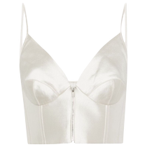 Lady Christopher John Rogers zipped bra-style blouses FARFETCH