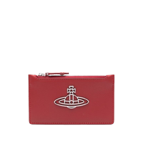 Vivienne Westwood Womens Saturn Pattern Leather Card Holder FARFETCH