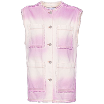 Final Sale]Msgm womens spray-painted printed cotton vest FARFETCH