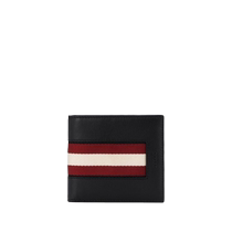 Bally Mens Striped Trim Folding Wallet FARFETCH