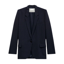 Isabel Marant Womens Pinstripe Single-Breasted Blazer FARFETCH