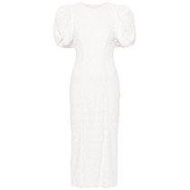 Rotate Womens Floral Lace Mesh Dress FARFETCH
