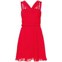 Self-Portrait Womens Off-Shoulder Pleated Mini Dress FARFETCH