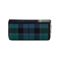 Play Comme des Garcons Rei Kawakubo Unisex Tweed Check Wool Wallet