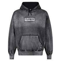 Supreme unisex x MM6 Maison Margiela foil square logo hoodie