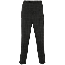 AllSaints mens plaid trousers FARFETCH