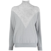 Emporio Armani Armani womens two-tone knitted sweater FARFETCH