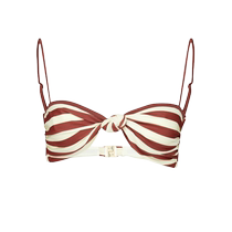 Johanna Ortiz Womens Healing Striped Bikini Top FARFETCH