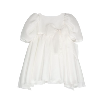 LA STUPENDERIA Childrens Bow Detailed Silk Dress FARFETCH