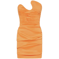 RACHEL GILBERT Womens Cheri Asymmetric Collar Dress FARFETCH