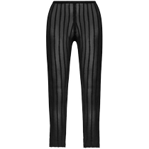 The Attico Womens Translucent Striped Leggings FARFETCH