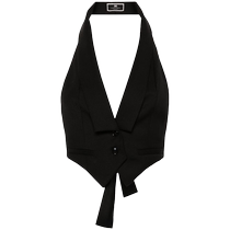 Elisabetta Franchi Womens Cool Twill Wool Western Vest FARFETCH