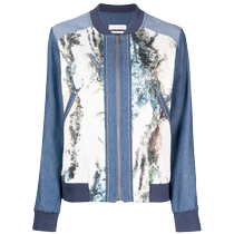 SSAIID KOBEISY LADY PATTERN PRINTED PILOT JACKET FARFETCH Hair Chi