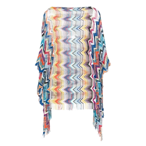 Missoni Womens Zigzag Pattern Tassel Long Blouse Dress FARFETCH