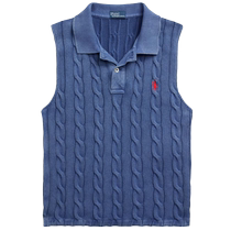 Polo Ralph Lauren womens chunky cable knit polo shirt FARFETCH