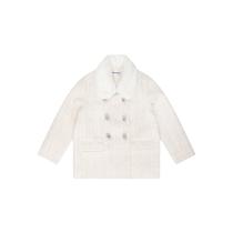 Self-Portrait Kids tweed double-breasted jacket FARFETCH