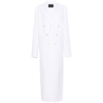 Fabiana Filippi womens double-breasted long coat FARFETCH