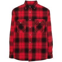 Final Sale]Purple Brand mens plaid flannel shirt FARFETCH