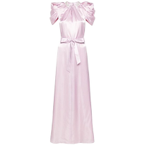 Huishan Zhang Ms. Glory pleated satin dress FARFETCH