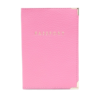 Aspinal Of London womens logo stamped leather passport holder FARFETCH