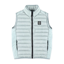 Stone Island childrens logo patch padded vest FARFETCH