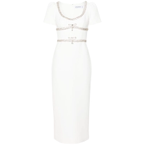 Self-Portrait Womens Crystal Midi Dress FARFETCH