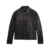 Axel Arigato Mens Kai Leather Jacket FARFETCH