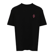 Marcelo Burlon County Of Milan Mens Graffiti Cross Cotton T-Shirt