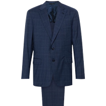 Brioni mens plaid single-breasted suit FARFETCH