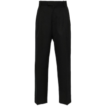 Drole De Monsieur mens logo embroidered trousers FARFETCH