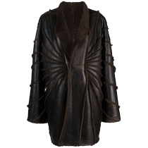 Rick Owens womens patchwork leather jacket FARFETCH