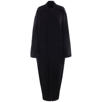 Rick Owens Womens Hidden Closure Cashmere Jacket FARFETCH