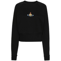 Vivienne Westwood womens Saturn logo embroidered cotton sweatshirt FARFETCH