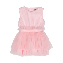 Karl Lagerfeld childrens logo waist tulle ruffled dress FARFETCH