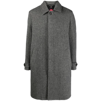 BARACUTA Mens Herringbone Twill Knit Pattern Virgin Wool Jacket FARFETCH