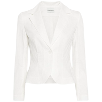 Claudie Pierlot womens textured effect trapezoidal lapel blazer FARFETCH