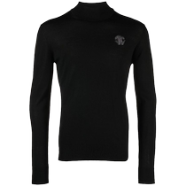 Final Sale] Roberto Cavalli mens logo patch turtleneck sweater FARFETCH hair