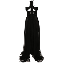 MANURI Womens Nuage translucent maxi dress FARFETCH