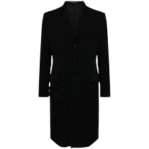 Yohji Yamamoto mens single-breasted wool coatFARFETCH