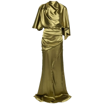 CONCEPTO LADY BACKSTAGE PENDANTS Sensation Satin Overlong Tandem Dress FARFETCH Hair Chic