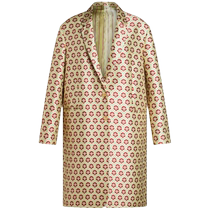 Ms. Etro Lady Pattern Jacquard long manteau FARFETCH Fat Chic